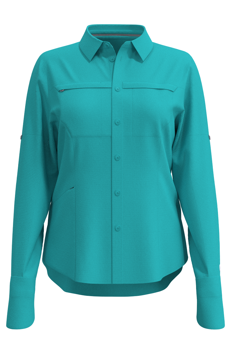 Women's Kodia Fishing Shirt | Coolibar Blue