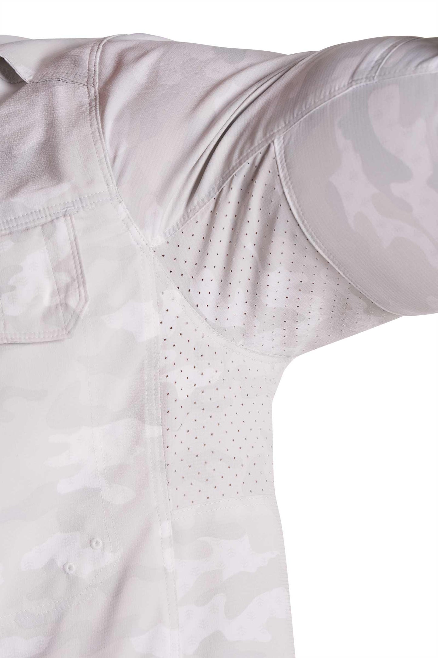 Men's Nassau Fishing Shirt | Sleek Grey Coastal Camo