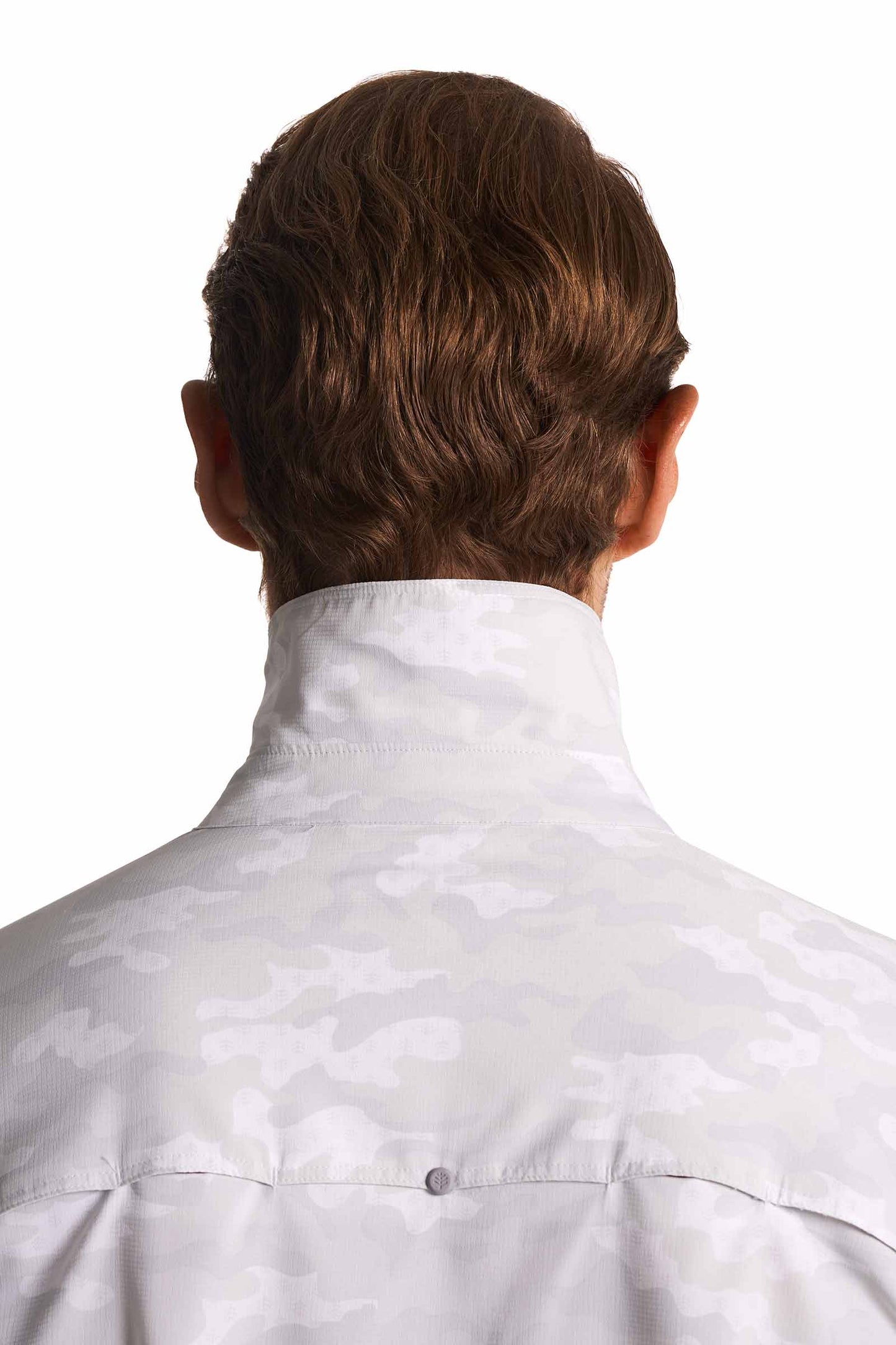 Men's Nassau Fishing Shirt | Sleek Grey Coastal Camo