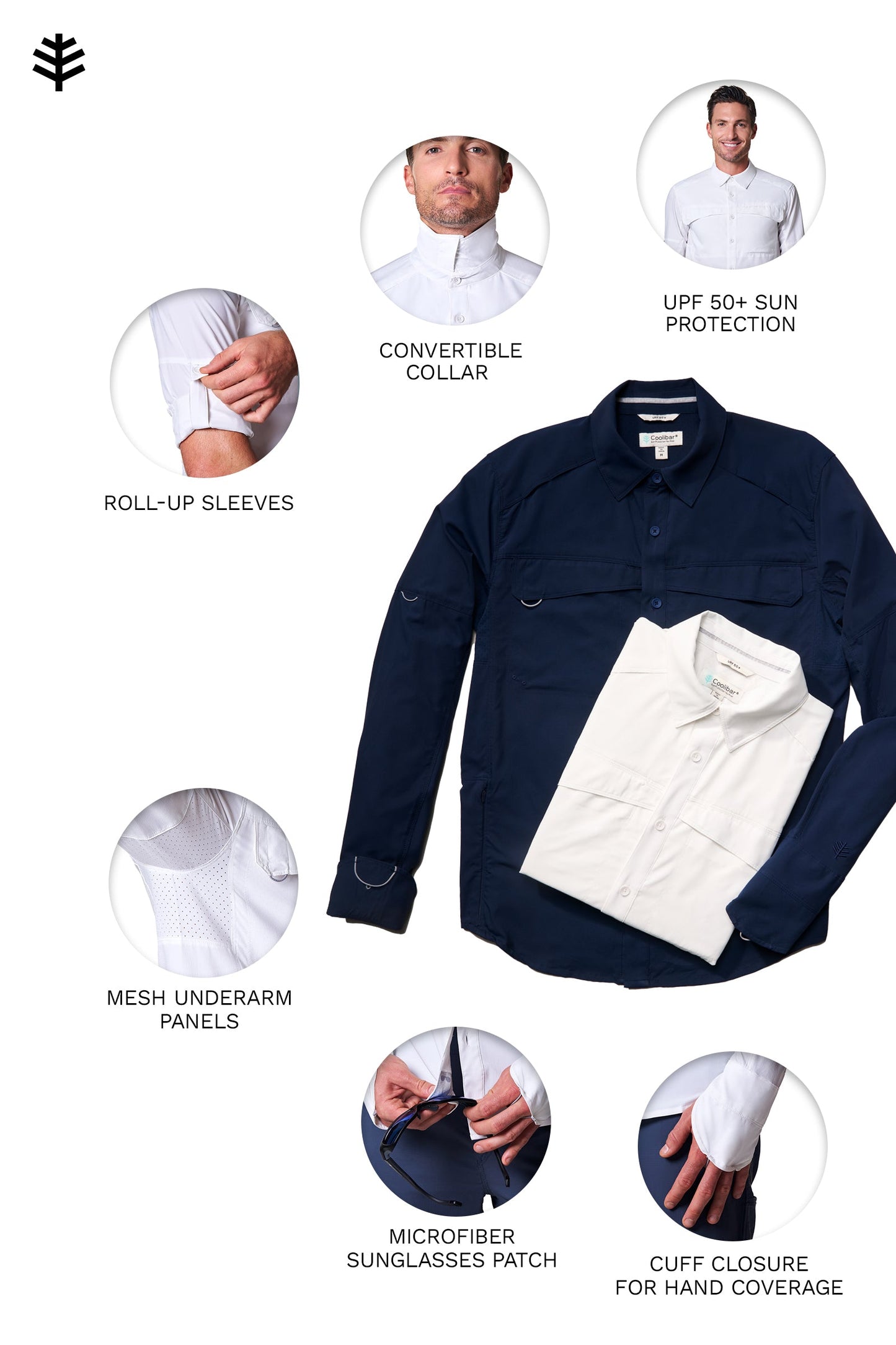 Men's Nassau Fishing Shirt | White