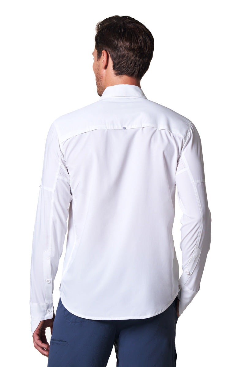 Men's Nassau Fishing Shirt | White