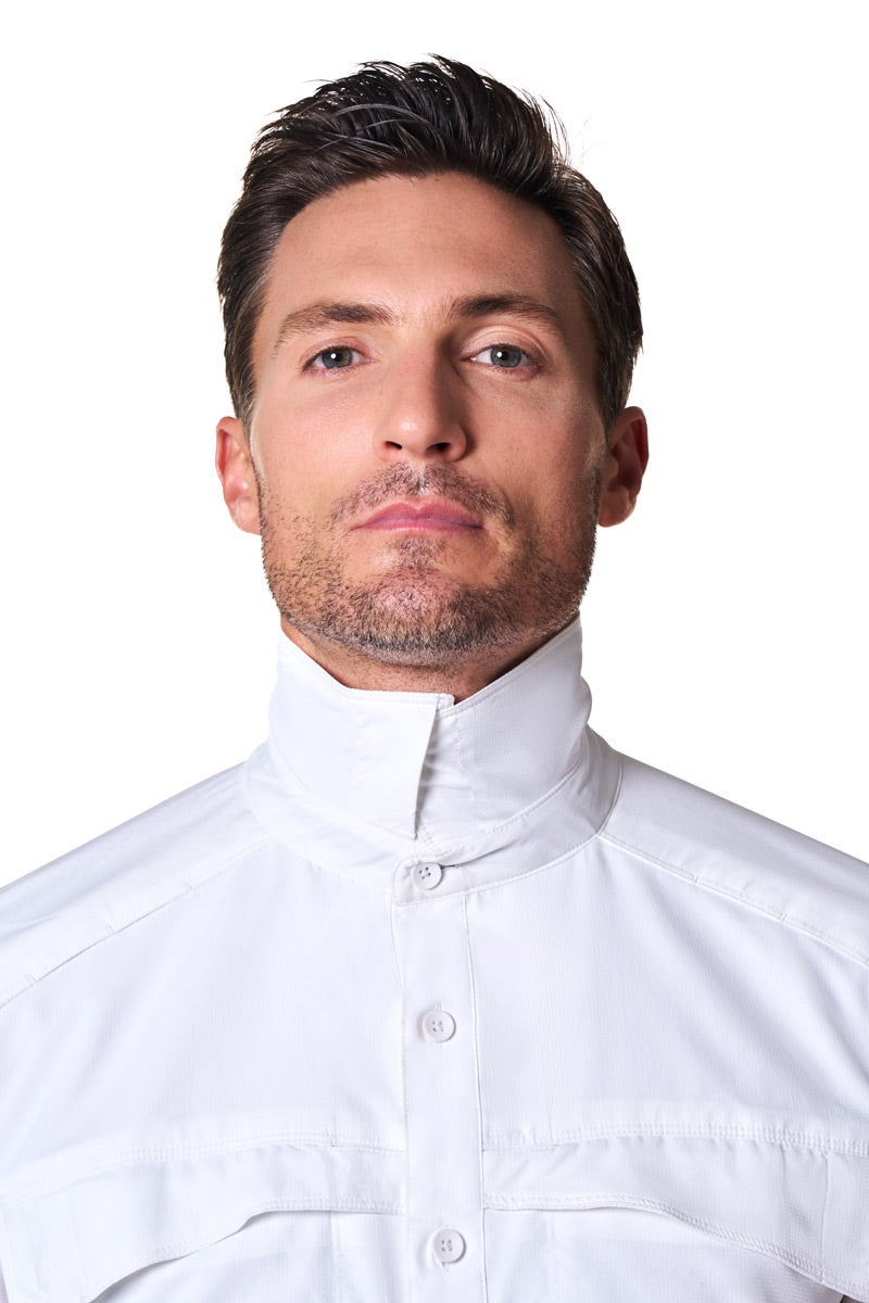 Men's Nassau Fishing Shirt | White