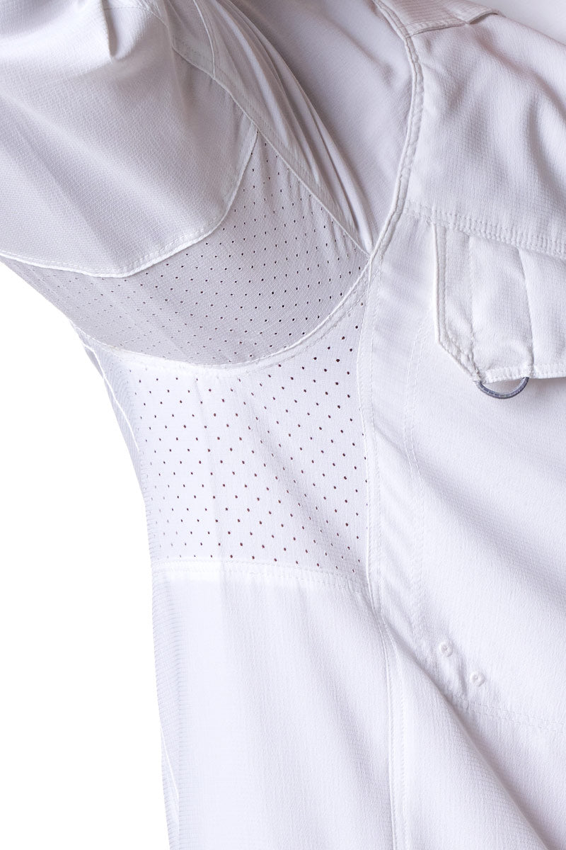 Men's Nassau Fishing Shirt | White