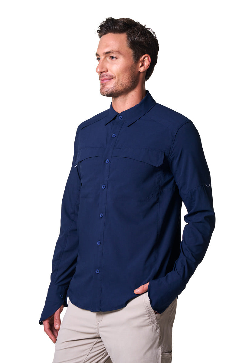 Men's Nassau Fishing Shirt | Navy