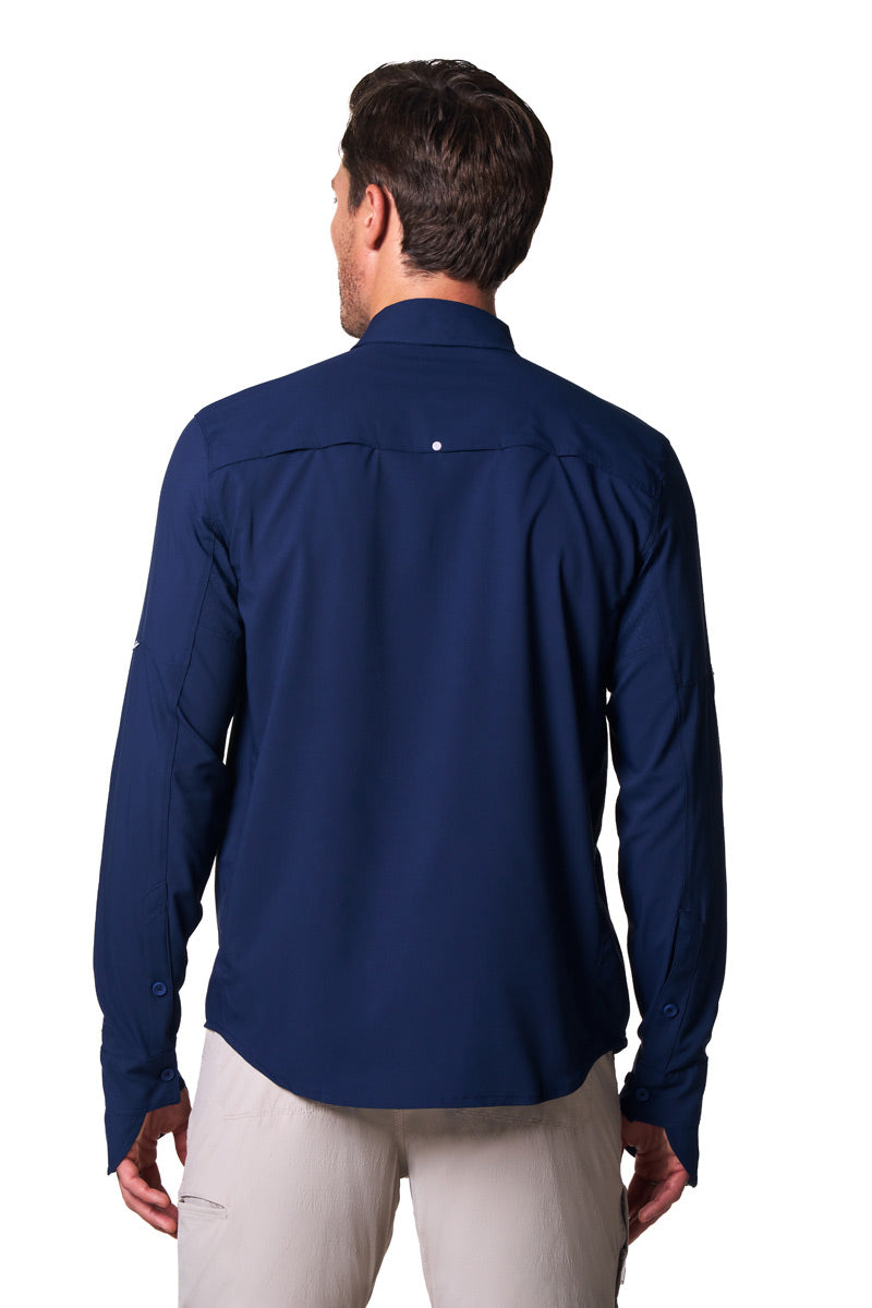 Men's Nassau Fishing Shirt | Navy