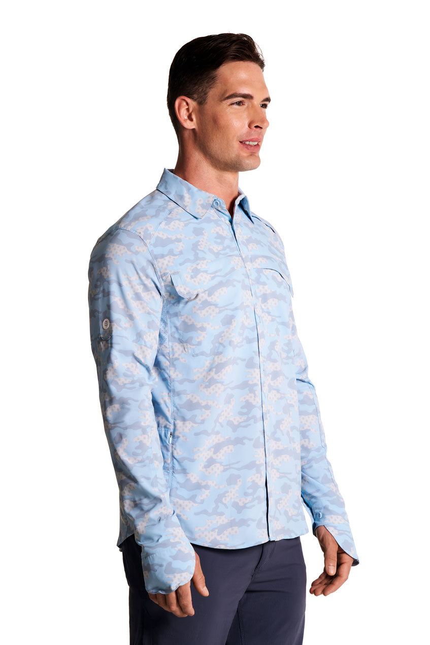 Men's Nassau Fishing Shirt | Skyride Coastal Camo