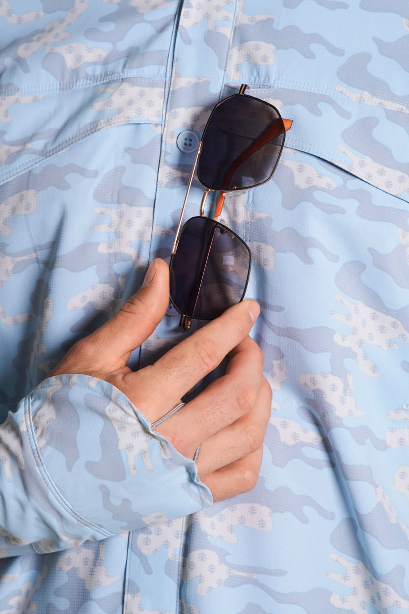 Men's Nassau Fishing Shirt | Skyride Coastal Camo