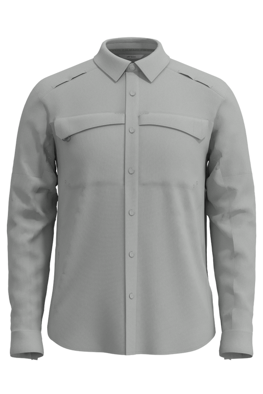 Men's Nassau Fishing Shirt | Sleek Grey