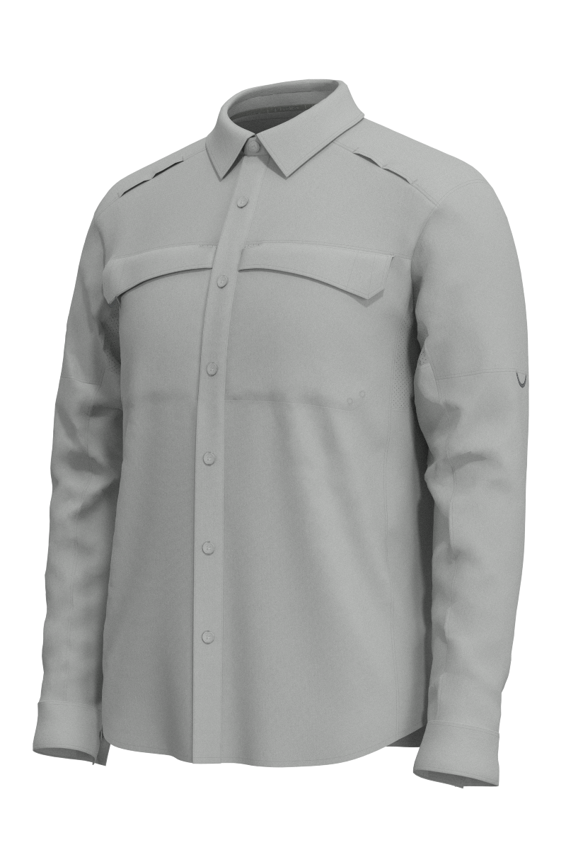 Men's Nassau Fishing Shirt | Sleek Grey
