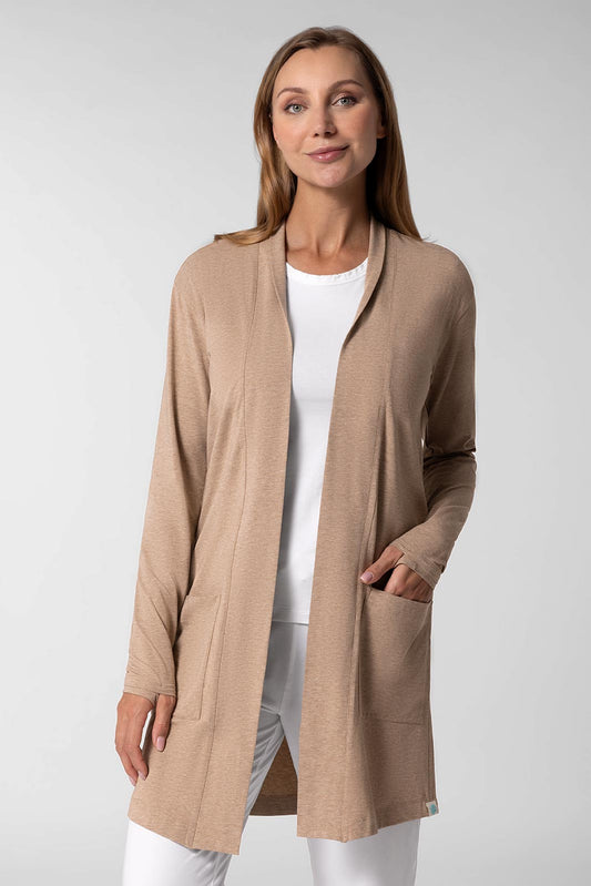 Women's Corbella Cardigan | Dark Taupe