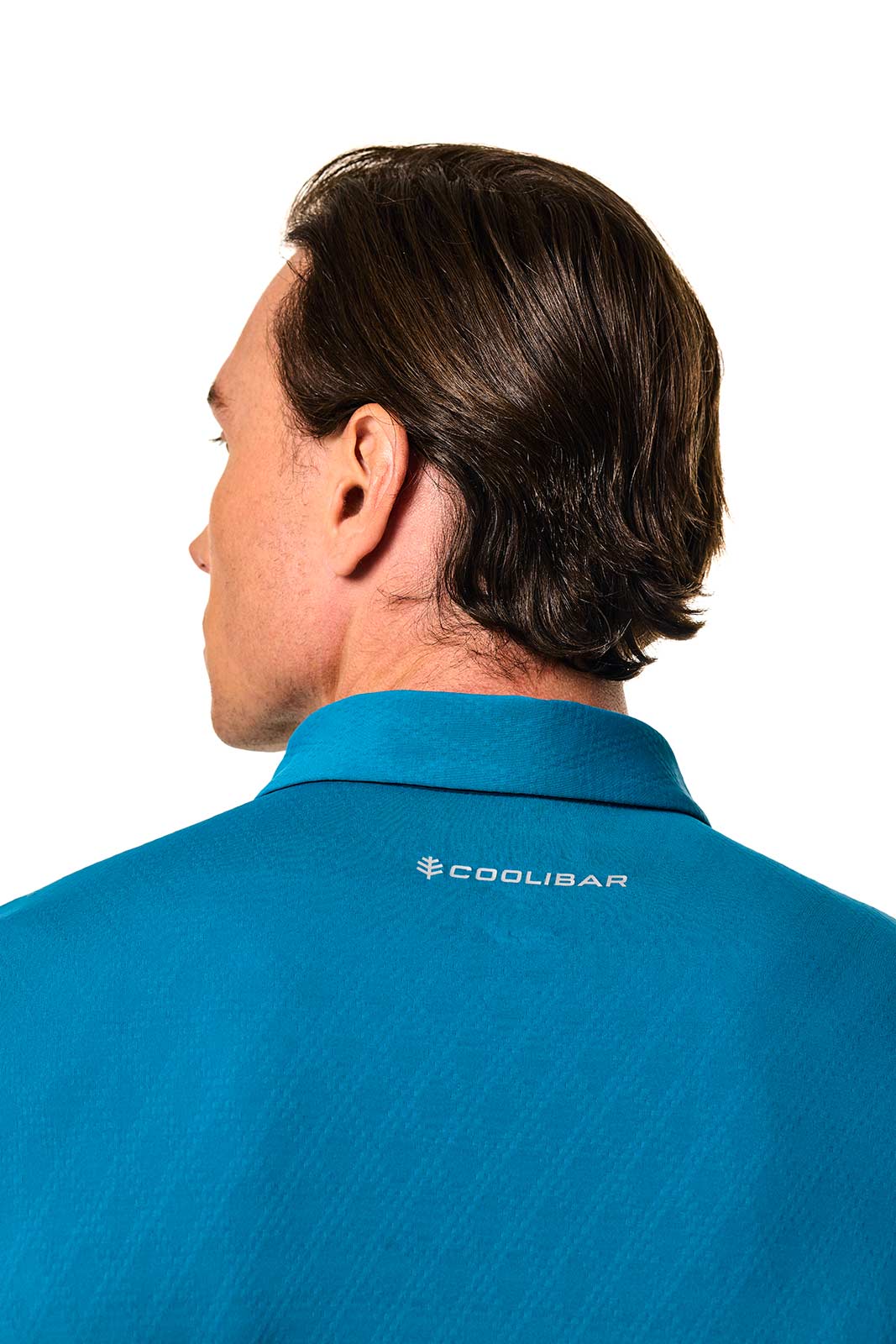 Men's Arobello Golf Polo | Bluejay Diamond Jacquard