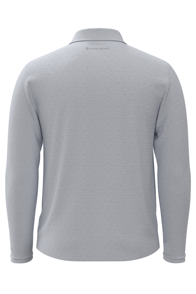 Men's Arobello Golf Polo | White Diamond Jacquard