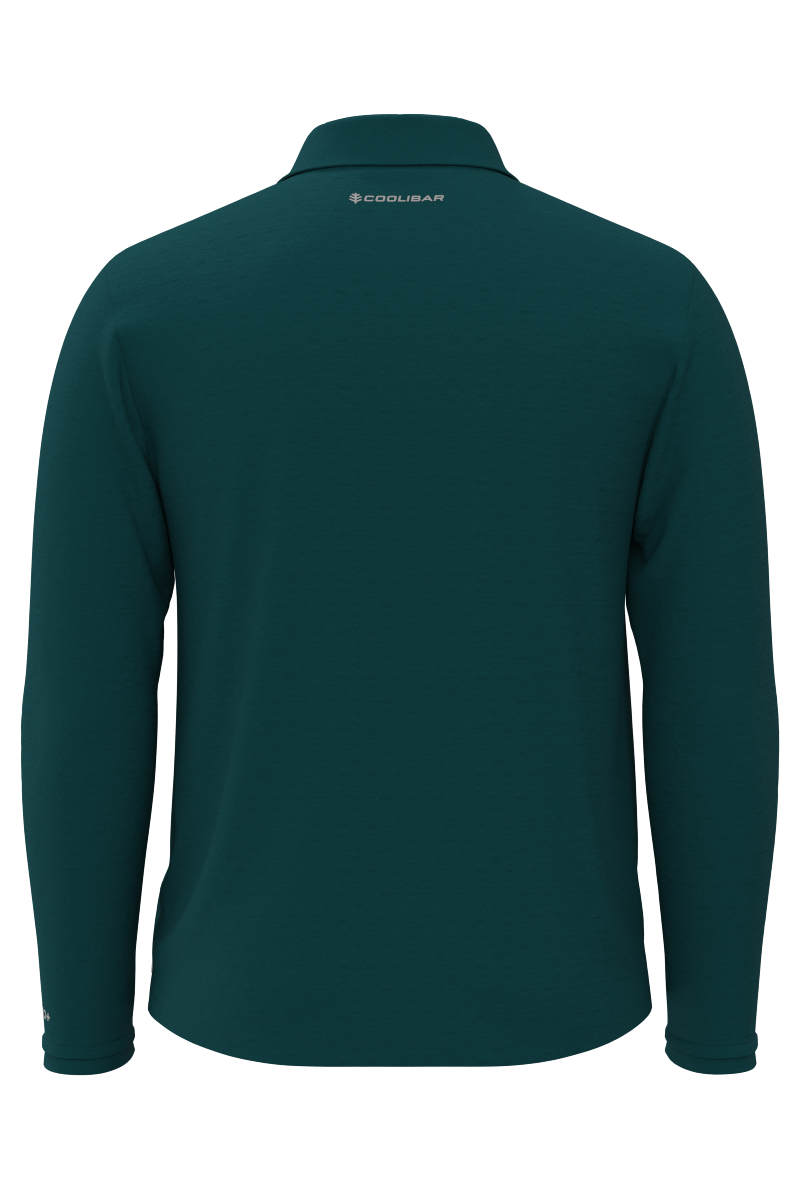 Men's Arobello Golf Polo | Transformative Teal Diamond Jacquard Diamond Jacquard
