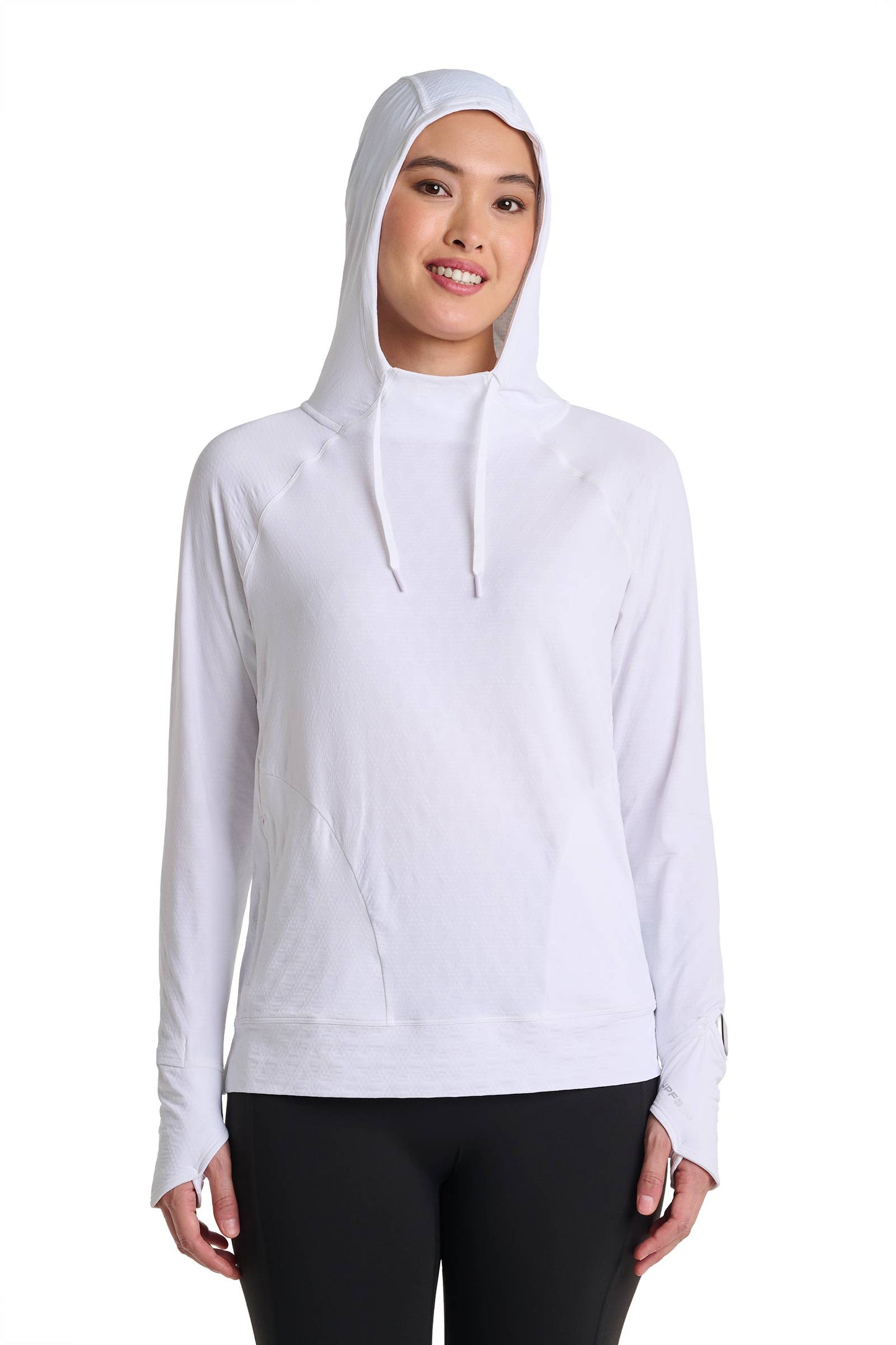 Women's Arabella Hoodie | White Diamond Jacquard