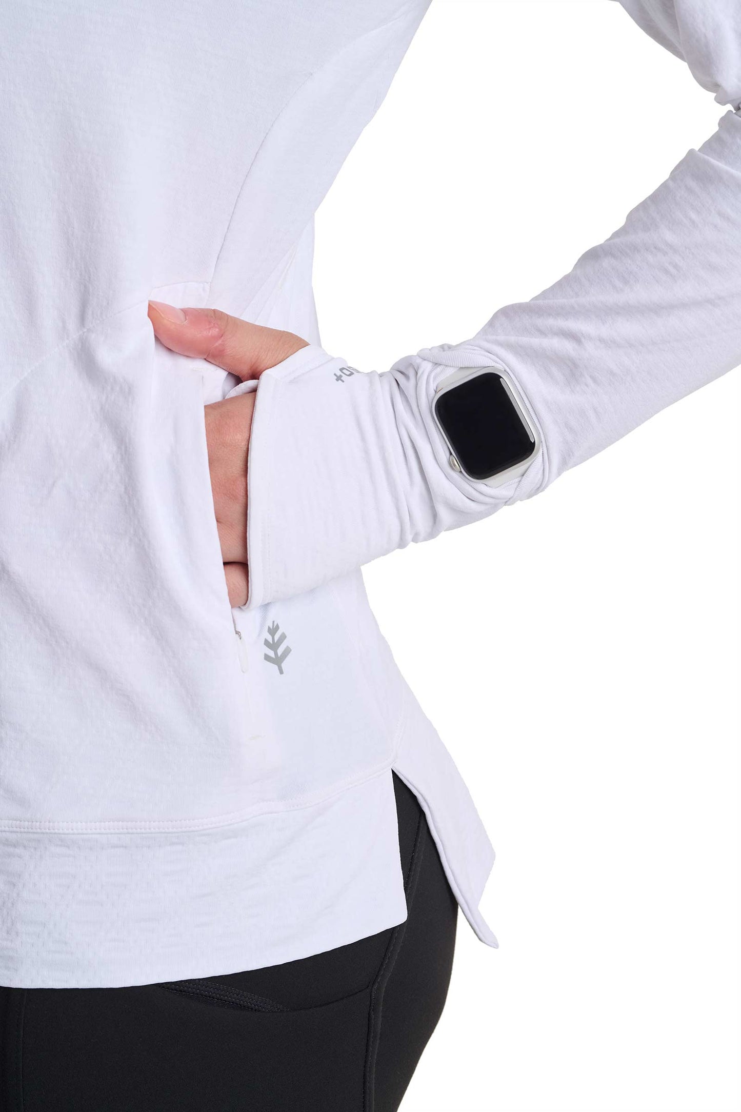 Women's Arabella Hoodie | White Diamond Jacquard