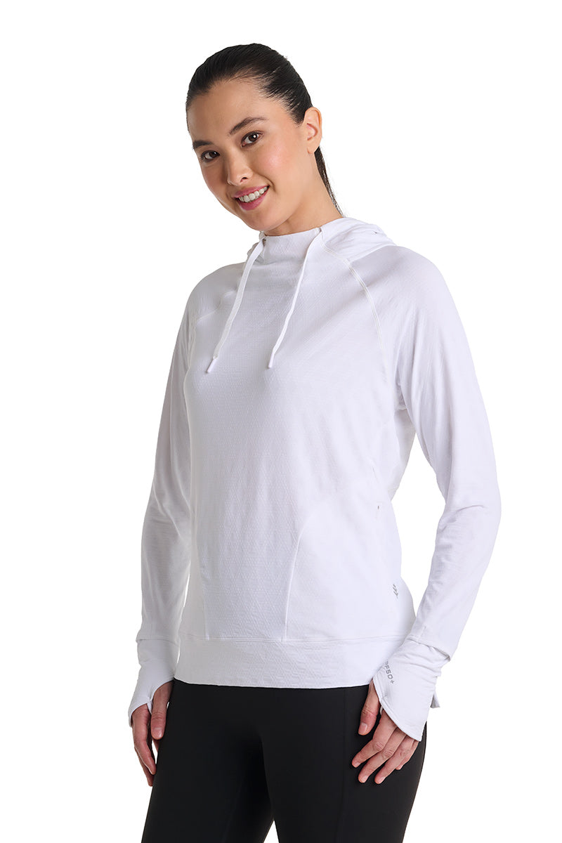 Women's Arabella Hoodie | White Diamond Jacquard