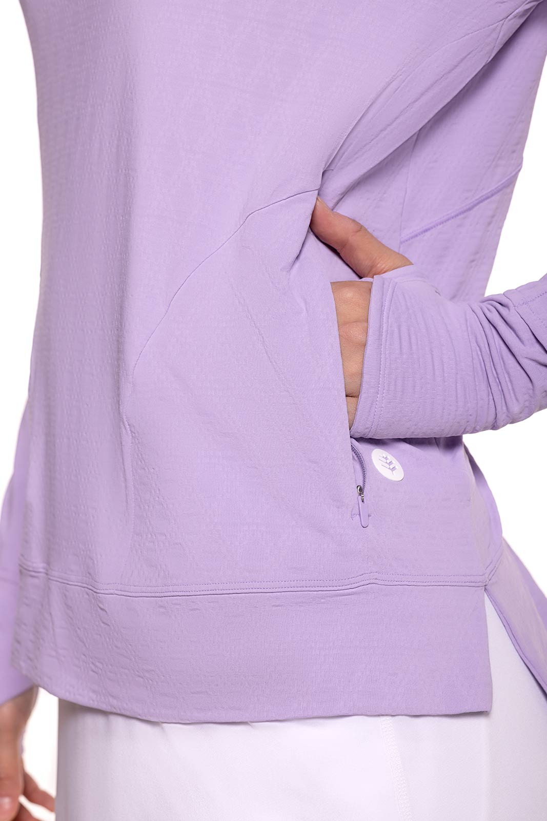 Women's Arabella Hoodie | Lavendula Diamond Jacquard