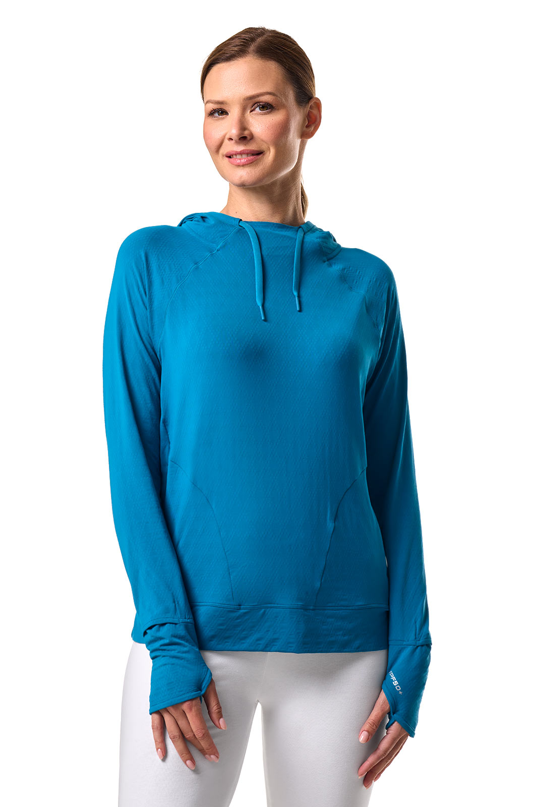 Women's Arabella Hoodie | Bluejay Diamond Jacquard