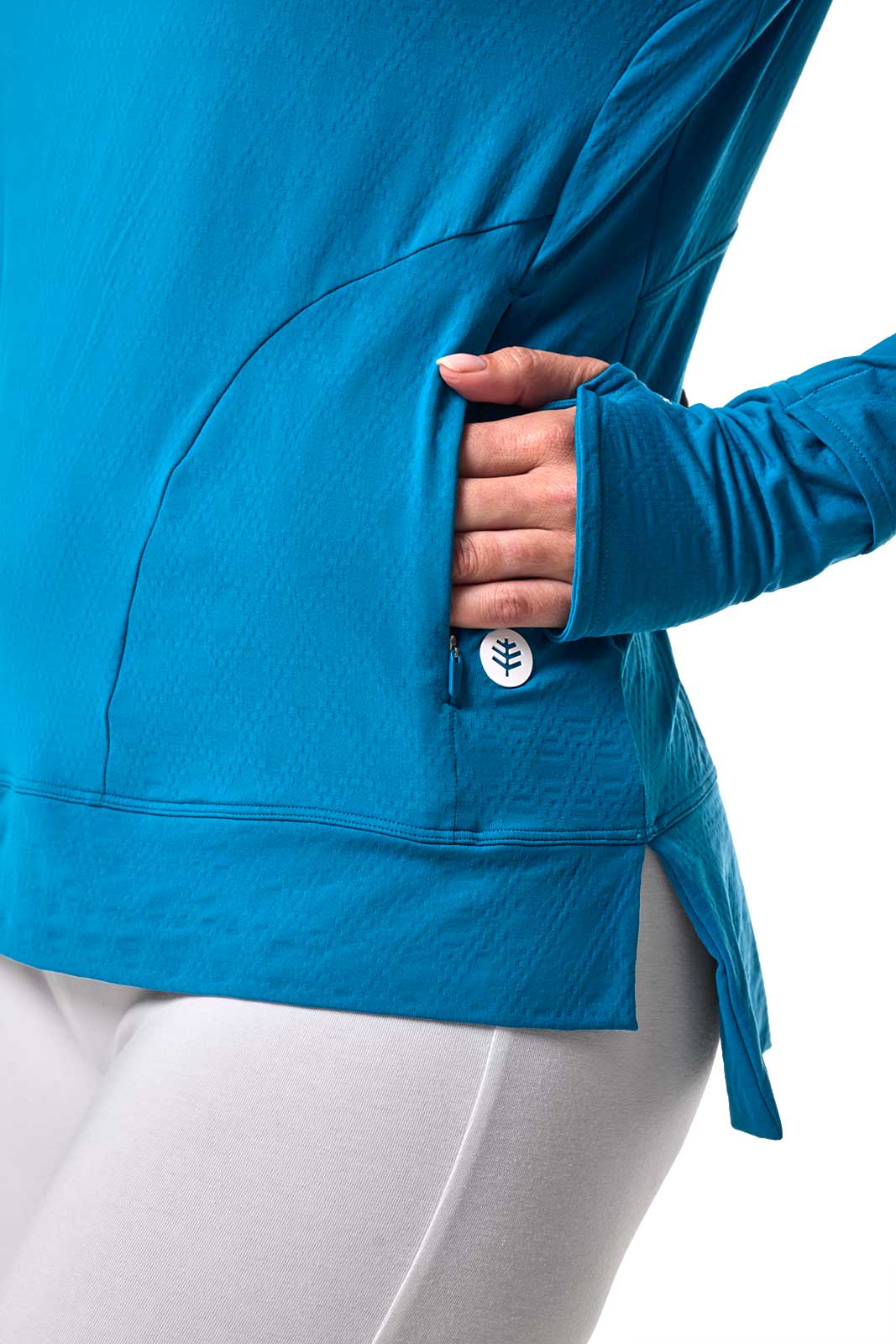 Women's Arabella Hoodie | Bluejay Diamond Jacquard