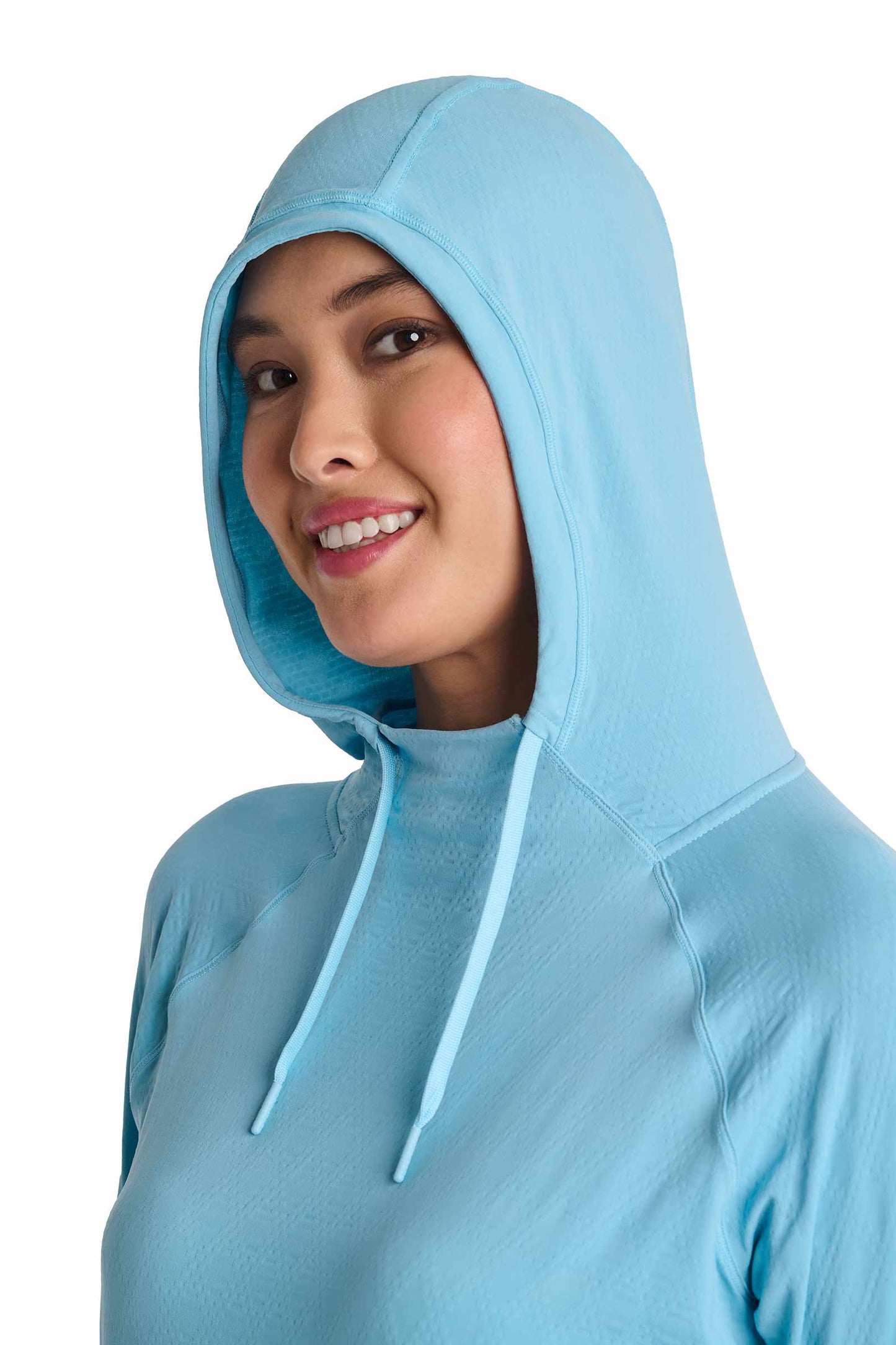 Women's Arabella Hoodie | Artic Blue Diamond Jacquard