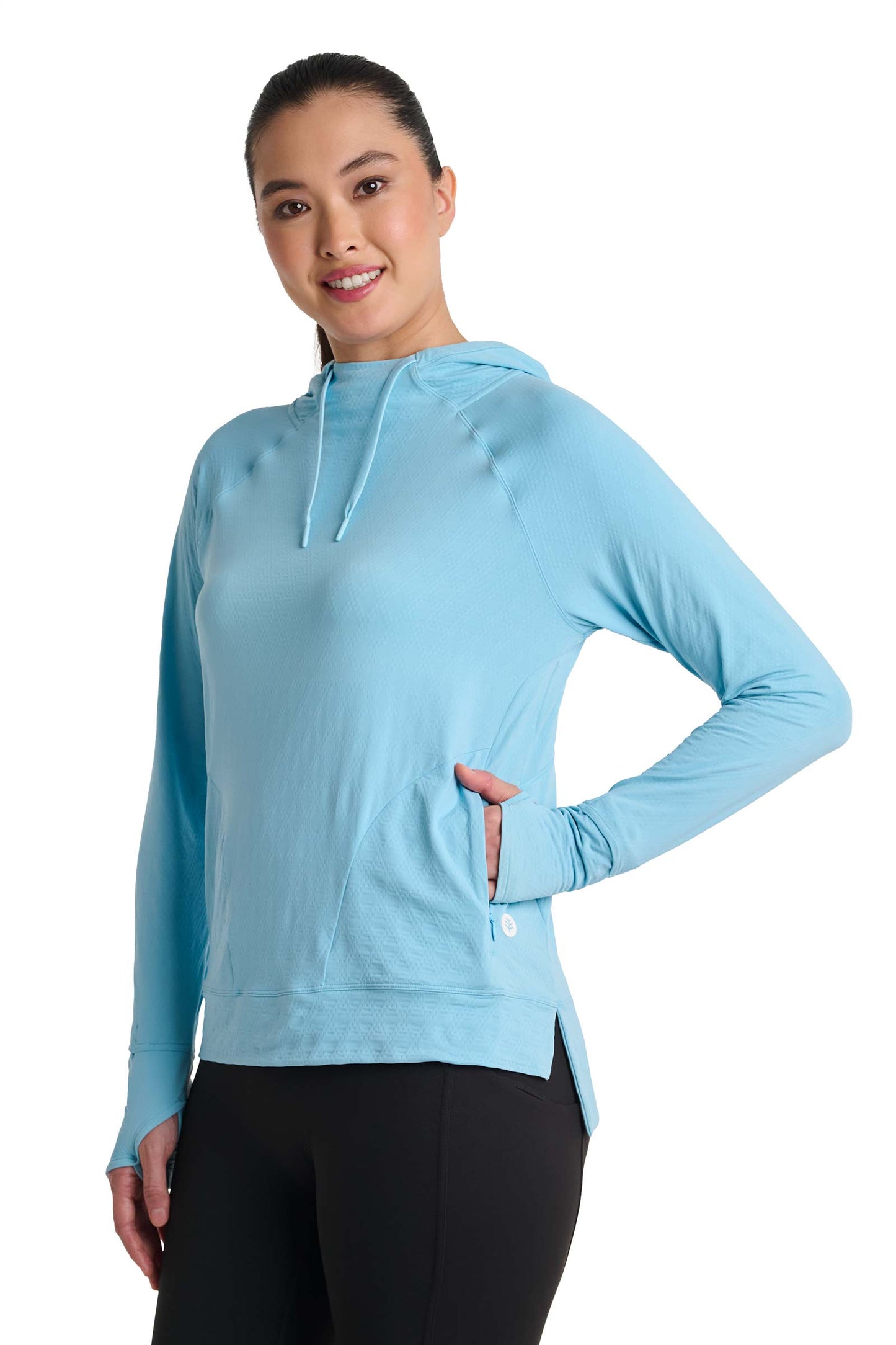 Women's Arabella Hoodie | Artic Blue Diamond Jacquard