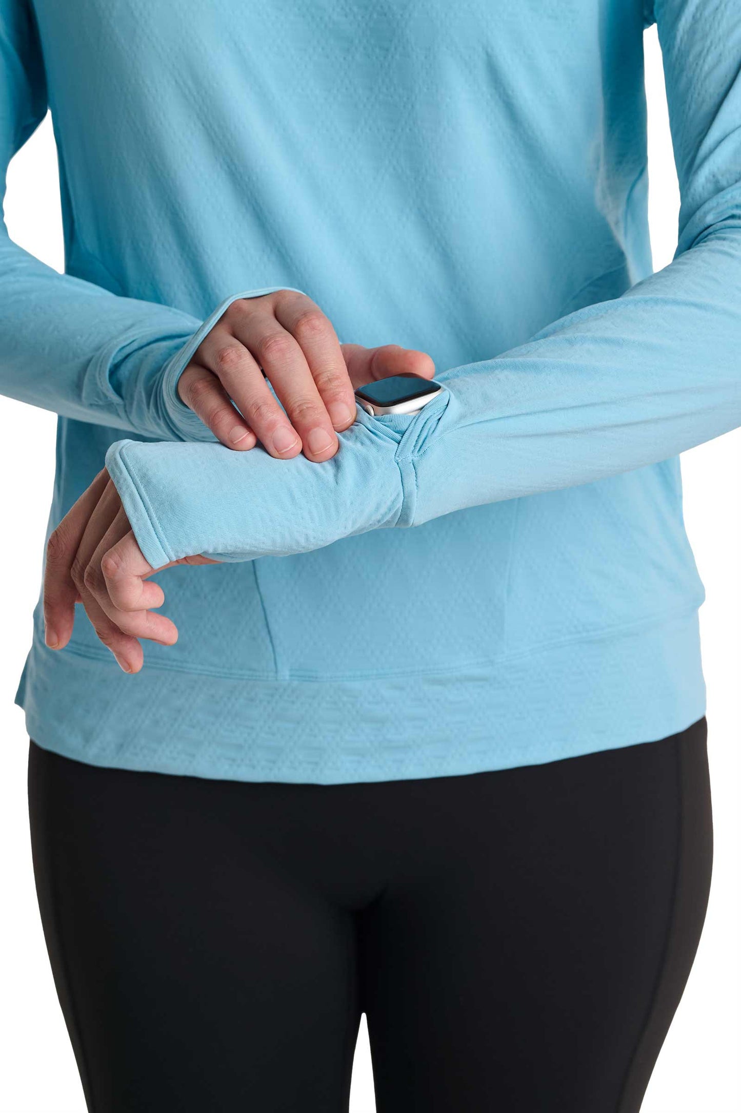 Women's Arabella Hoodie | Artic Blue Diamond Jacquard