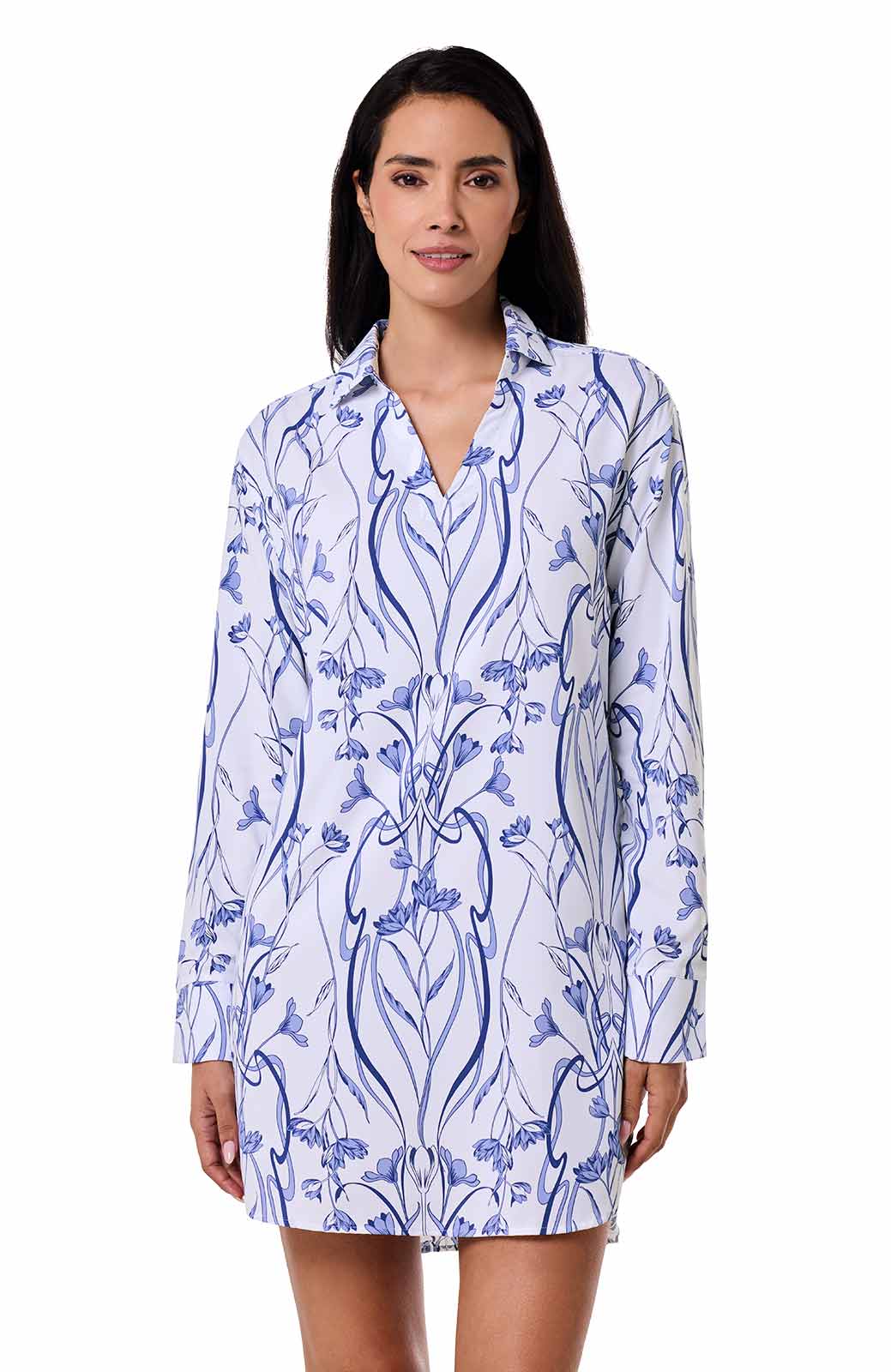 Women's Koesta Cover-Up | White Iris Dusk