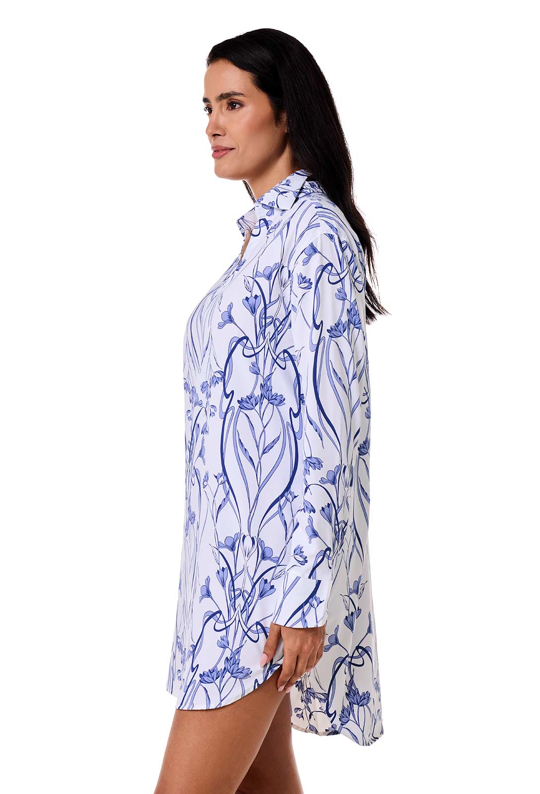 Women's Koesta Cover-Up | White Iris Dusk