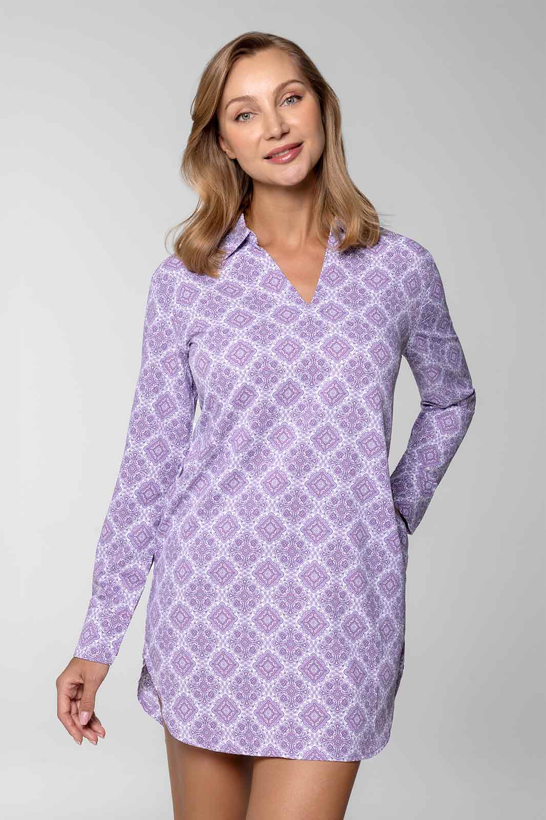 Women's Koesta Cover-Up | Lavendula Diamond Mandala