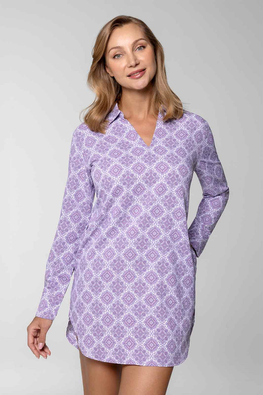 Women's Koesta Cover-Up | Lavendula Diamond Mandala