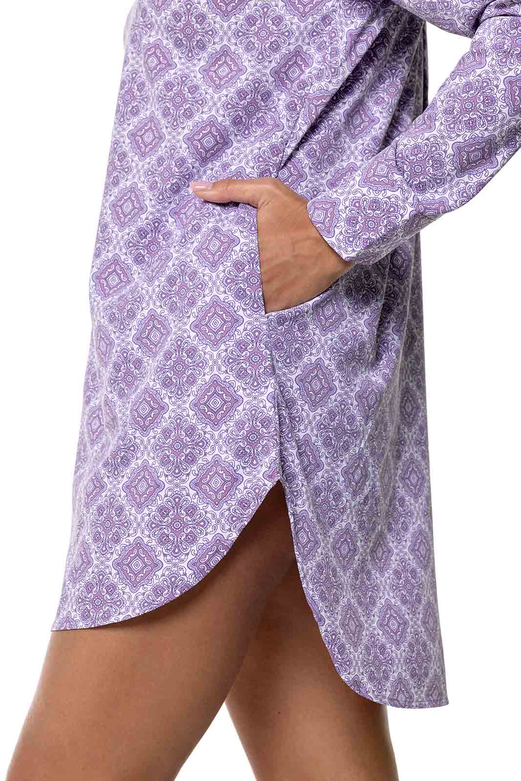 Women's Koesta Cover-Up | Lavendula Diamond Mandala