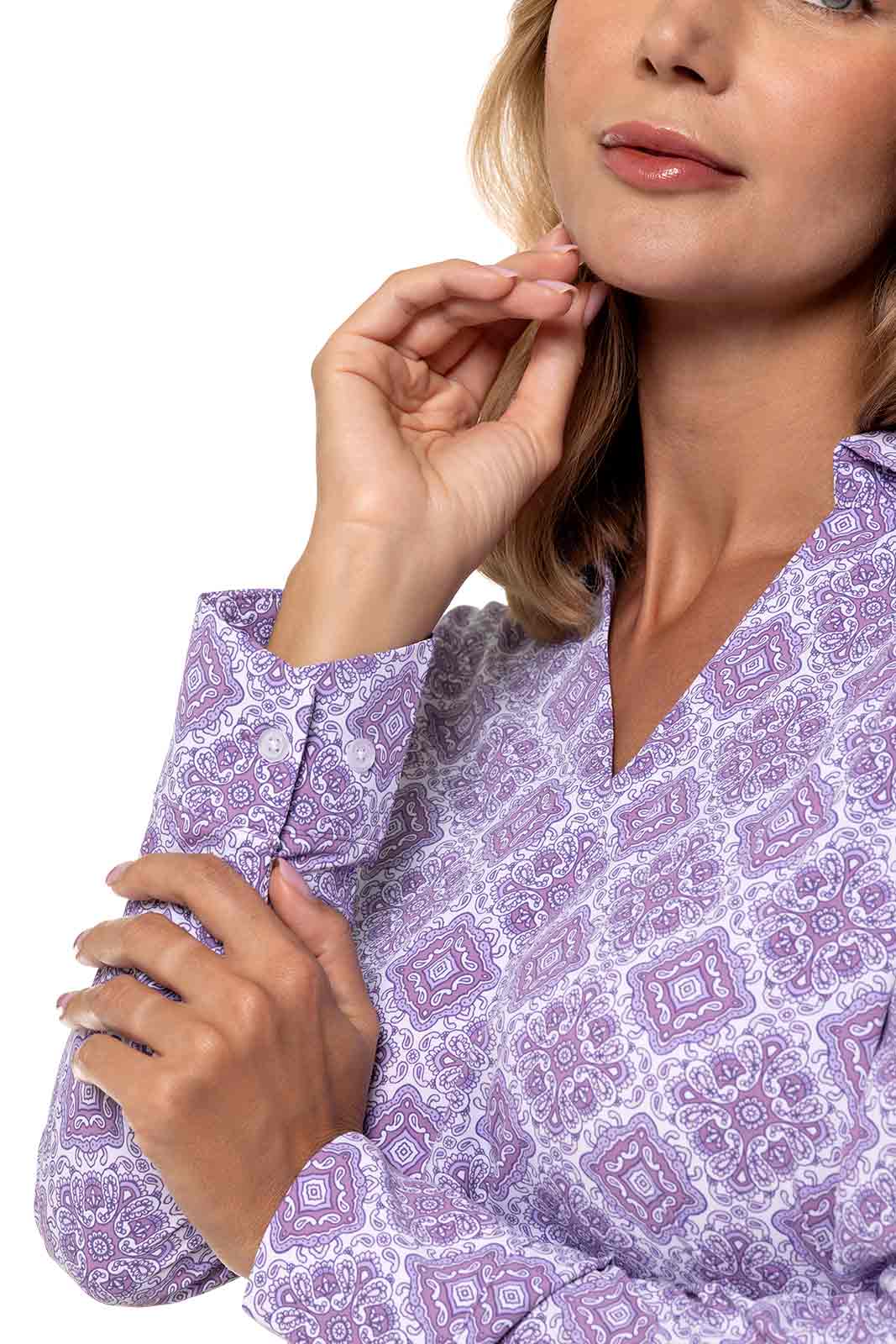 Women's Koesta Cover-Up | Lavendula Diamond Mandala