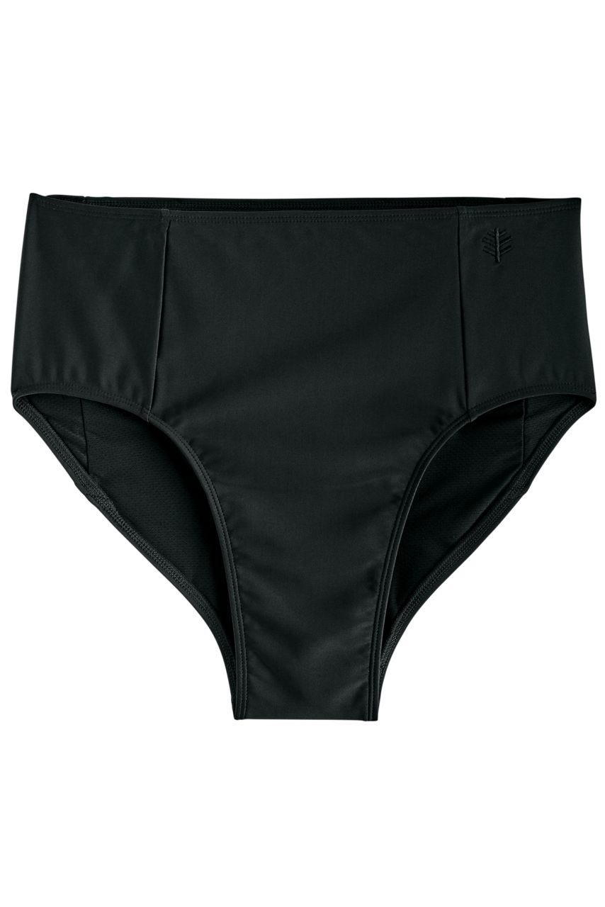Women's Medley High-Rise Core Control Swimming Bottoms | Black