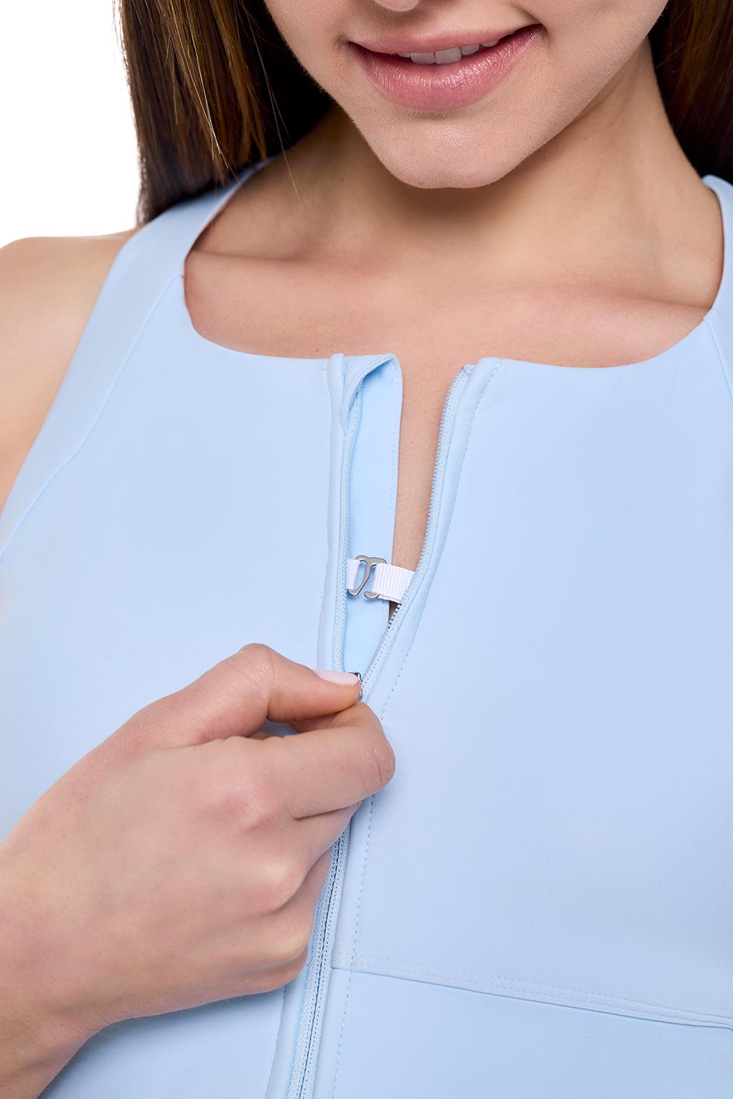 Women's Medley Zip-Up Swim Bra | Skyride