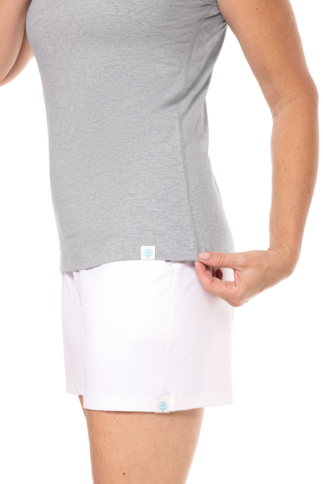 Women's LumaLeo High Neck Tank Top | Grey Heather