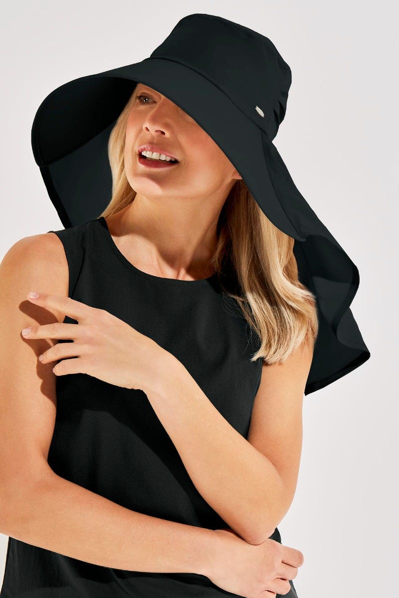 Women's Anastasia Elegant Full Coverage Hat | Black