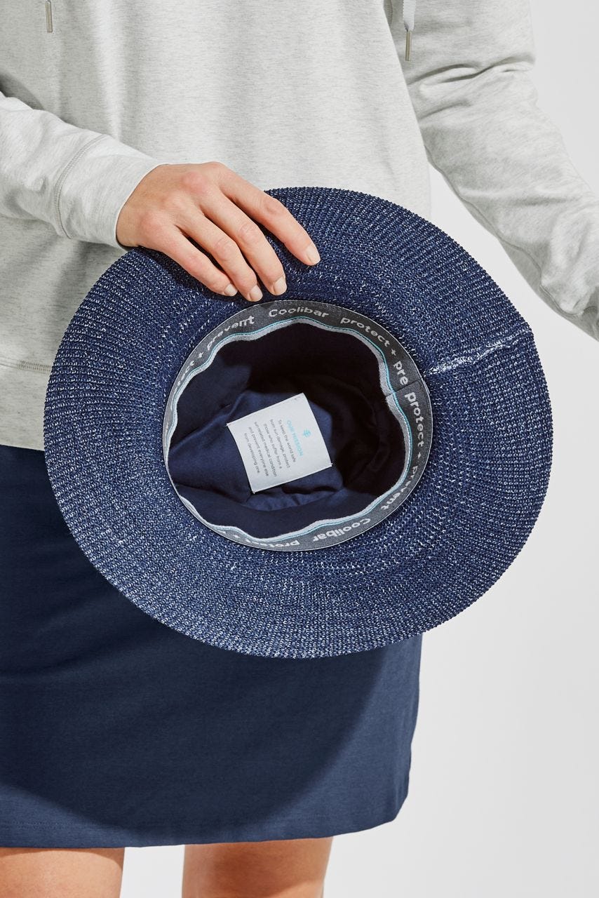 Women's Nikki Crochet Fedora | Navy