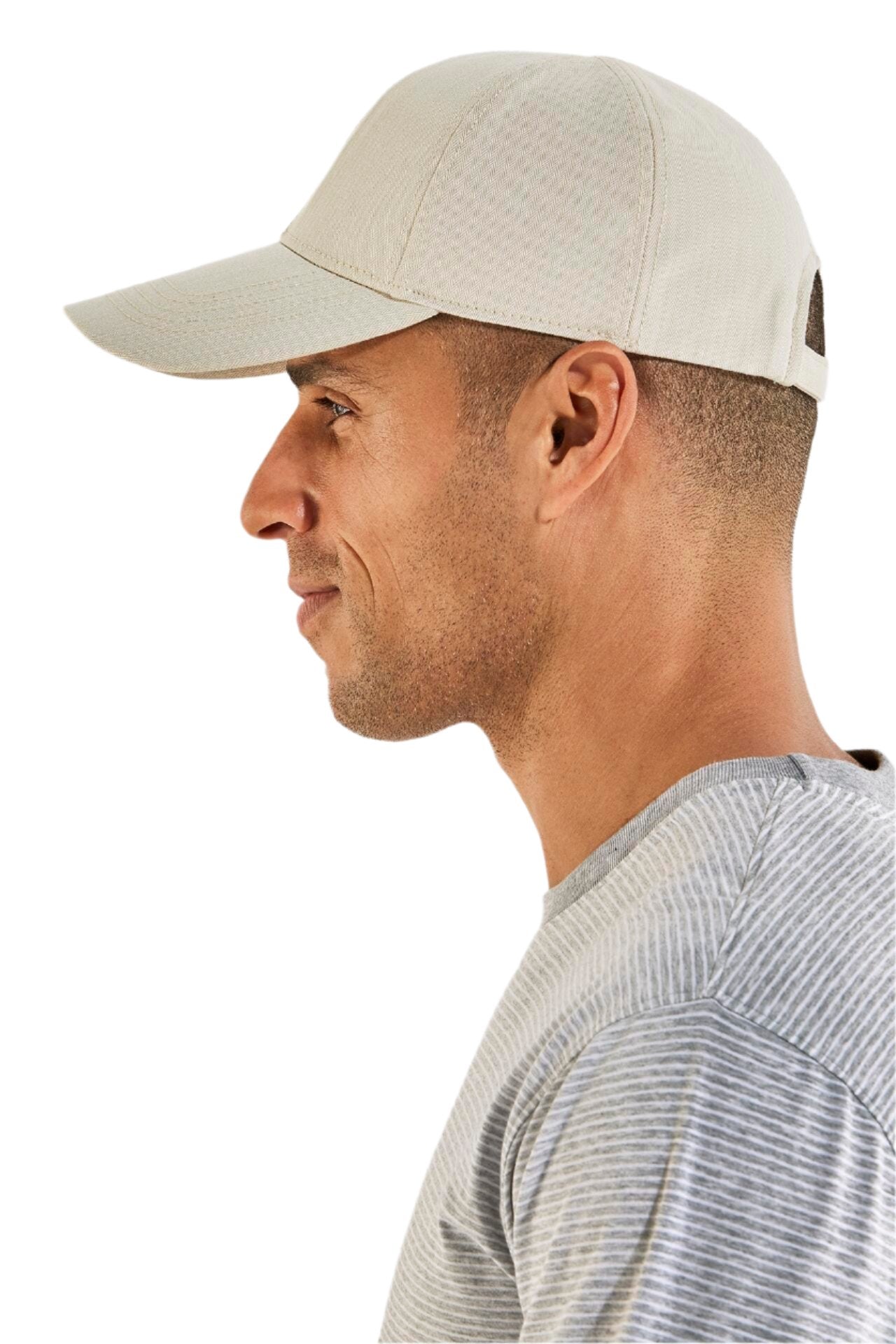 Unisex Zayne Cotton Ball Cap | Natural