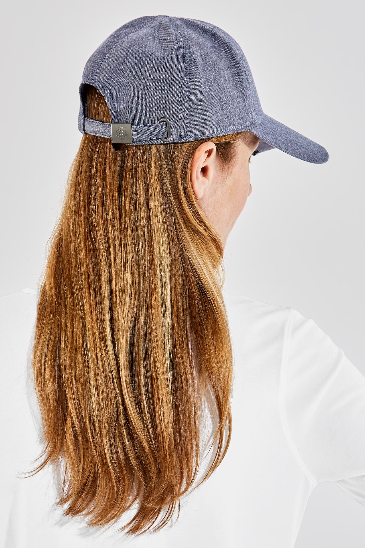 Unisex Zayne Cotton Ball Cap | Denim Blue