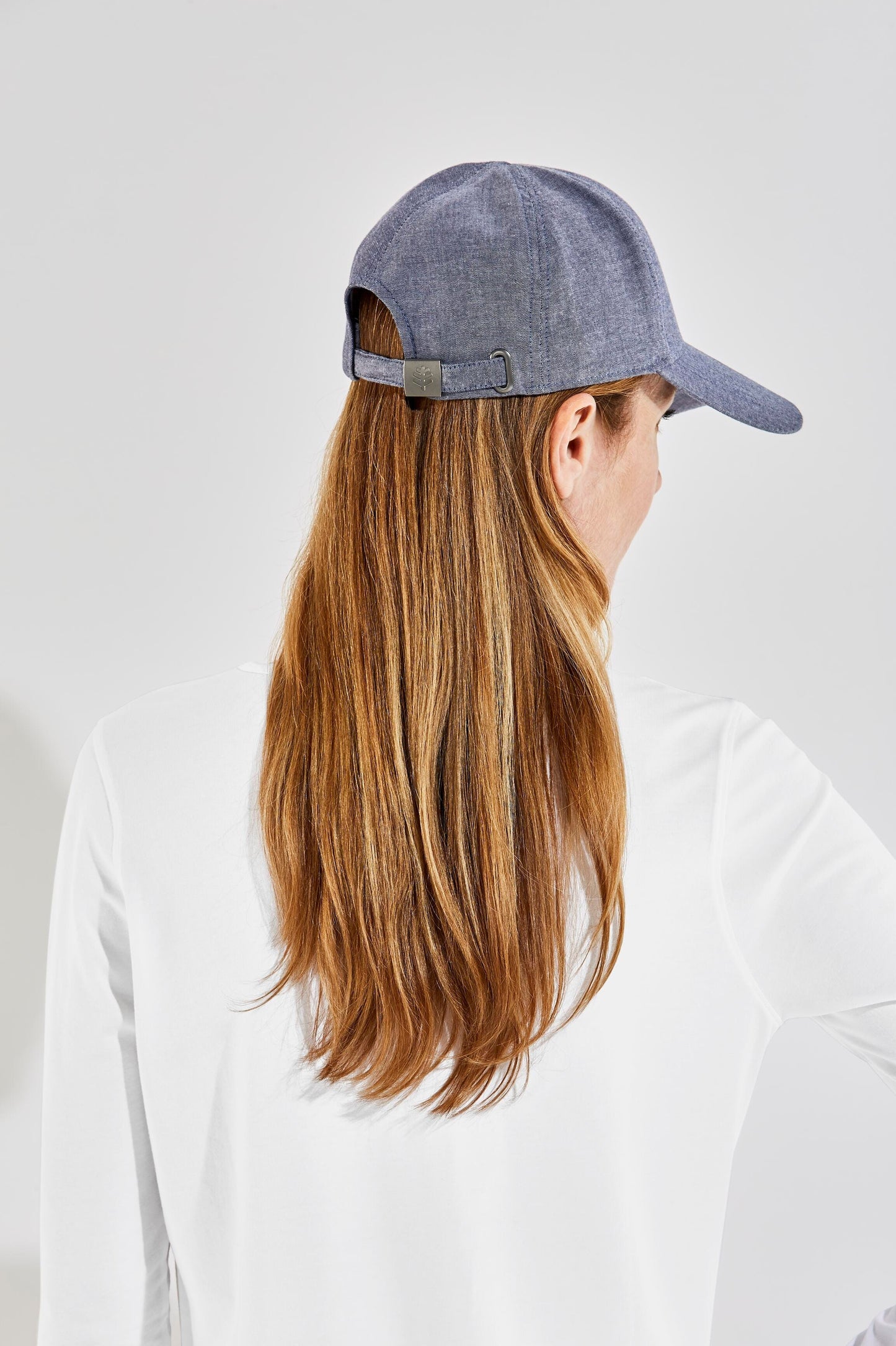 Unisex Zayne Cotton Ball Cap | Denim Blue