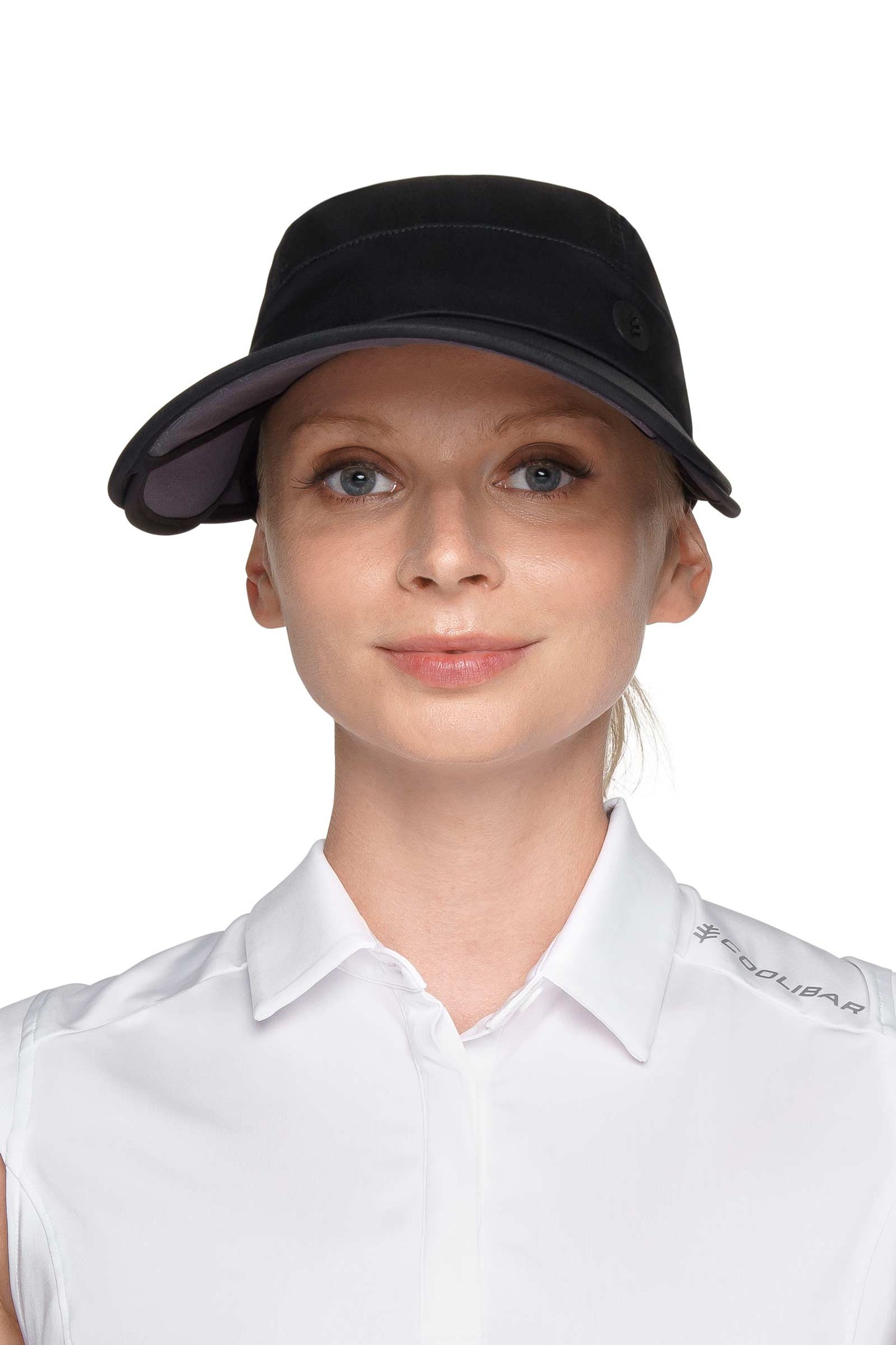 Women's Olivia Convertible Sun Visor | Black