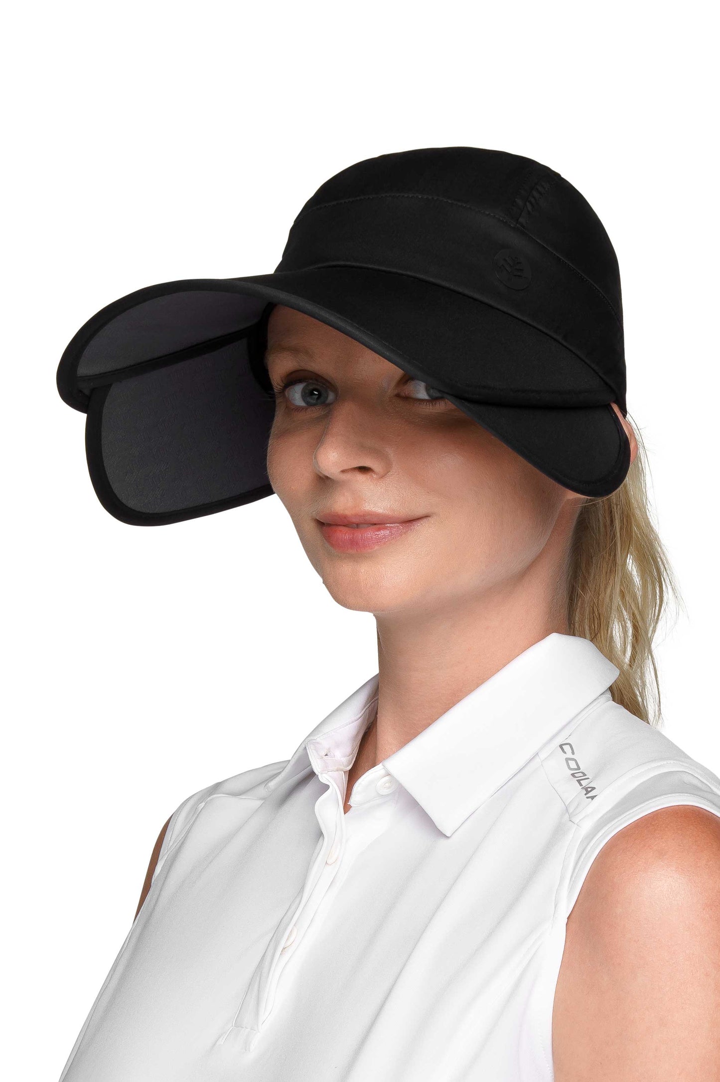 Women's Olivia Convertible Sun Visor | Black