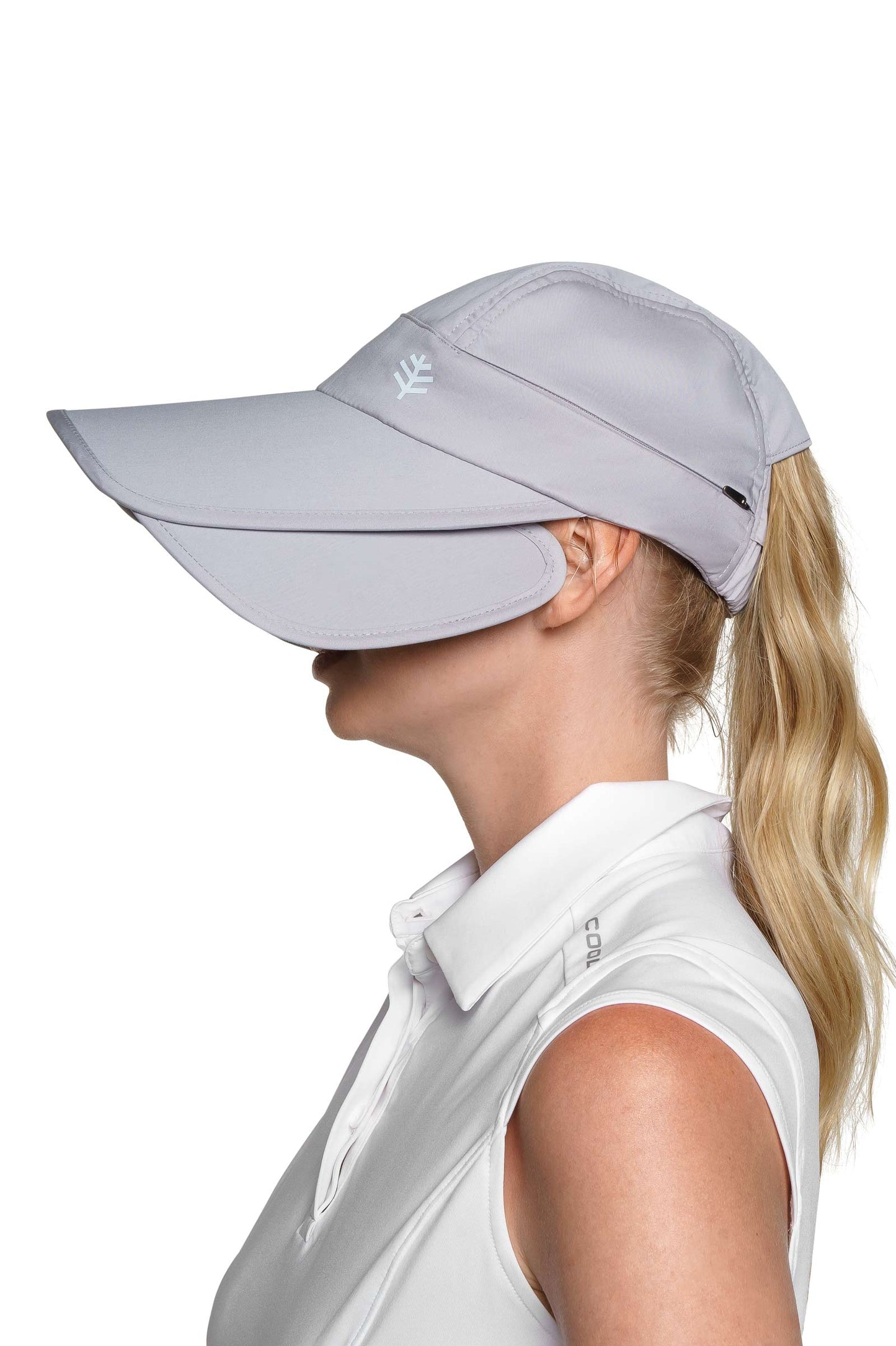 Visera parasol convertible Olivia para mujer | Negra 
