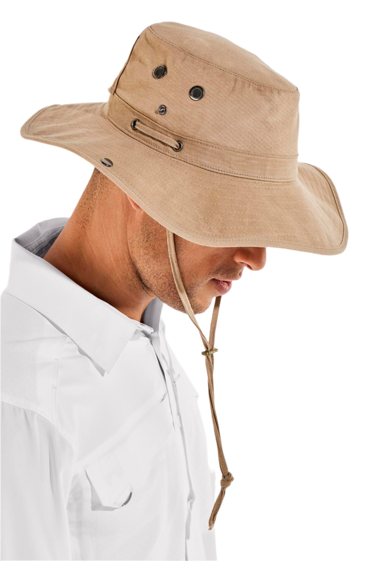 Men's Charlie Cotton Bucket Hat | Light Beige