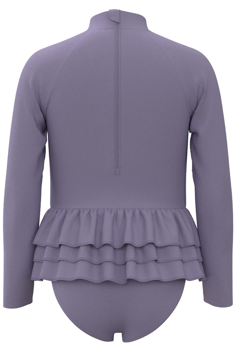 Kid's Kailani Long Sleeve Swimsuit | Lavendula