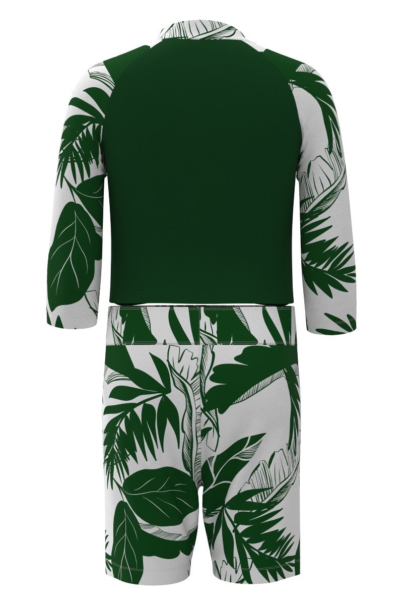 Kid's Island Rash Guard Set | Eden Colorblock
