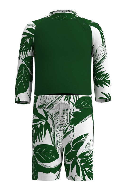 Kid's Island Rash Guard Set | Eden Colorblock