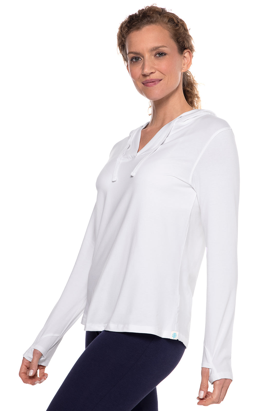Women's Catalina Hoodie Tunic Top | White