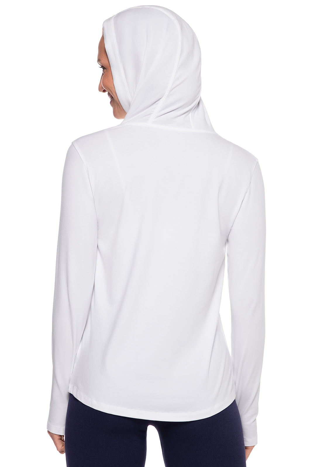 Women's Catalina Hoodie Tunic Top | White