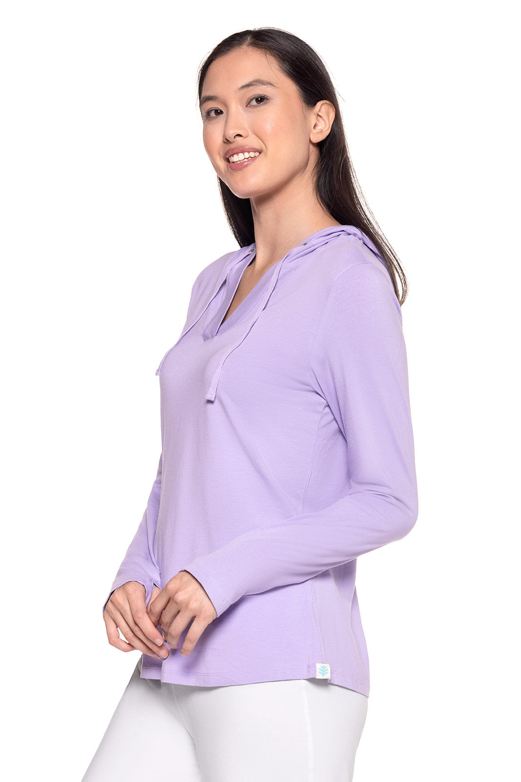 Women's Catalina Hoodie Tunic Top | Lavendula